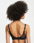 Фото #4 товара ASOS DESIGN Maternity nursing microfibre triangle bralet with lace a-frame in black