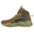 Фото #3 товара Puma RsX Mid C Militia Lace Up Mens Green Sneakers Casual Shoes 380422-01