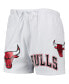 Men's White Chicago Bulls 6x NBA Finals Champions Mesh Capsule Shorts