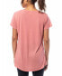 ფოტო #2 პროდუქტის Alternative Apparel Slinky Jersey Women's V-Neck T-Shirt