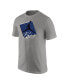 ფოტო #1 პროდუქტის Men's Heather Gray Paris Saint-Germain Jumpman Core T-shirt