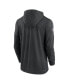 ფოტო #2 პროდუქტის Men's Black Las Vegas Raiders Sideline Pop Performance Pullover Long Sleeve Hoodie T-shirt