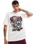 Фото #1 товара Sixth June vintage tiger print t-shirt in white