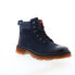 Фото #2 товара French Connection Jacques FC7166B Mens Blue Leather Casual Dress Boots 12