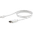 Фото #8 товара StarTech.com 3ft/1m USB C to DisplayPort 1.2 Cable 4K 60Hz - USB-C to DisplayPort Adapter Cable HBR2 - USB Type-C DP Alt Mode to DP Monitor Video Cable - Works w/ Thunderbolt 3 - White - 1 m - USB Type-C - DisplayPort - Male - Male - Straight