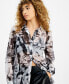 ფოტო #3 პროდუქტის Women's Clouis Long-Sleeve Button-Front Shirt