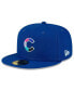 Фото #3 товара Men's Royal Chicago Cubs 2016 World Series Polar Lights 59FIFTY Fitted Hat