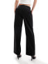 Фото #3 товара ASOS DESIGN mid rise straight leg trouser in black