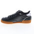 Фото #9 товара Reebok Club C Bulc Mens Black Leather Lace Up Lifestyle Sneakers Shoes