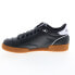 Фото #15 товара Reebok Club C Bulc Mens Black Leather Lace Up Lifestyle Sneakers Shoes