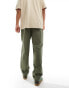 Polo Ralph Lauren Trailster garment dyed twill cargo trousers relaxed fit in dark green