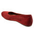 Фото #5 товара Softwalk Sonoma S1862-653 Womens Red Leather Slip On Ballet Flats Shoes