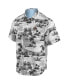 ფოტო #2 პროდუქტის Men's Black Ohio State Buckeyes Tropical Horizons Button-Up Shirt