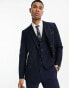 Фото #1 товара French Connection double breasted suit jacket in marine