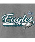 Фото #2 товара Women's Heather Gray Philadelphia Eagles Super Bowl LVII Raise The Bar Tri-Blend Half-Sleeve V-Neck T-shirt