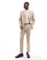 Фото #6 товара Jack & Jones Premium linen mix slim fit blazer in beige