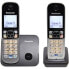 Фото #2 товара PANASONIC Dect Wohntelefon - TG6812 - Duo ohne Anrufbeantworter - Silber und Schwarz