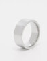 Lost Souls textured band ring in stainless steel Серебристый, S/M - фото #2