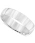 Men's Polished Wedding Band in 18k Gold-Plated Sterling Silver (Also in Sterling Silver)