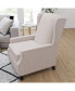 Фото #5 товара Mauro Contemporary Pushback Recliner With Accent Nail Trim-Wingback Manual Recliner