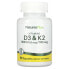 NaturesPlus, Витамин D3 + K2, 90 капсул