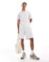 Armani Exchange co-ord t-shirt with all over logo print in white A/O-MONOGRAMM in WEISS, XL - 42 - фото #2