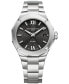 Фото #1 товара Women's Swiss Riviera Diamond (1/10 ct. t.w.) Stainless Steel Bracelet Watch 36mm