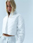 Фото #2 товара ASOS DESIGN wadded shirt in white