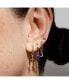 Фото #6 товара Gold Huggie Hoop Earrings - Huggie Hoops