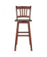 Фото #5 товара Fina 43.68" Wood Swivel Seat Bar Stool