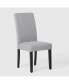 Фото #11 товара Upholstered Linen Fabric Dining Chair