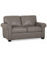 Фото #5 товара Orid 59" Leather Roll Arm Loveseat, Created for Macy's