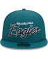 Фото #4 товара Men's Midnight Green Philadelphia Eagles Main Script 9FIFTY Snapback Hat