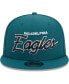 ფოტო #4 პროდუქტის Men's Midnight Green Philadelphia Eagles Main Script 9FIFTY Snapback Hat