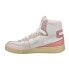 Diadora Mi Basket Used High Top Mens Pink, White Sneakers Casual Shoes 158569-C