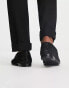 Фото #2 товара Walk London jean snaffle loafers in black sparkle