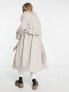 Фото #3 товара River Island belted coat in beige