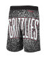 Фото #4 товара Men's Black Vancouver Grizzlies Hardwood Classics Jumbotron Sublimated Shorts