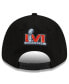 Men's Black Los Angeles Rams Super Bowl LVI Champions Parade 9FORTY Snapback Adjustable Hat