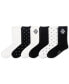 ფოტო #1 პროდუქტის Women's 6-Pk. Deco Roll-Top Socks