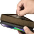2w1 etui skórzany pokrowiec z klapką iPhone 14 Plus Anti-RFID Oil Wax Wallet Case ciemno-brązowy