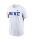 Men's Duke Blue Devils Primetime Evergreen Wordmark T-Shirt Белый, L - фото #3