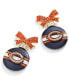 ფოტო #1 პროდუქტის Women's Chicago Bears Ornament Earrings