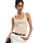 Фото #1 товара & Other Stories fitted vest in beige