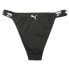 Puma 1 Piece Logo Hi Cut Bottom Swimwear Womens Black Casual Athletic 85926401