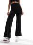 New Look wide leg legging in black