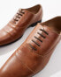 Truffle Collection oxford lace up shoes in light tan