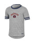 ფოტო #3 პროდუქტის Big Girls Heathered Gray Auburn Tigers Siro Slub Novelty T-shirt