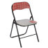 Фото #2 товара Складной стул Hand Made Коричневый Чёрный Серый PVC Металл 43 x 46 x 78 cm (6 штук)