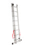 Фото #7 товара Awtools Basic 3x8 градусов алюминиевая лестница 150 кг